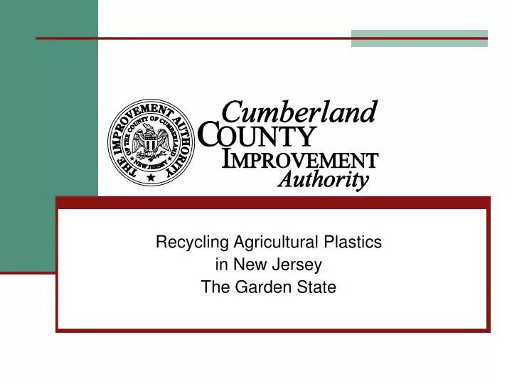 recycling agricultural plastics in new jersey the garden state