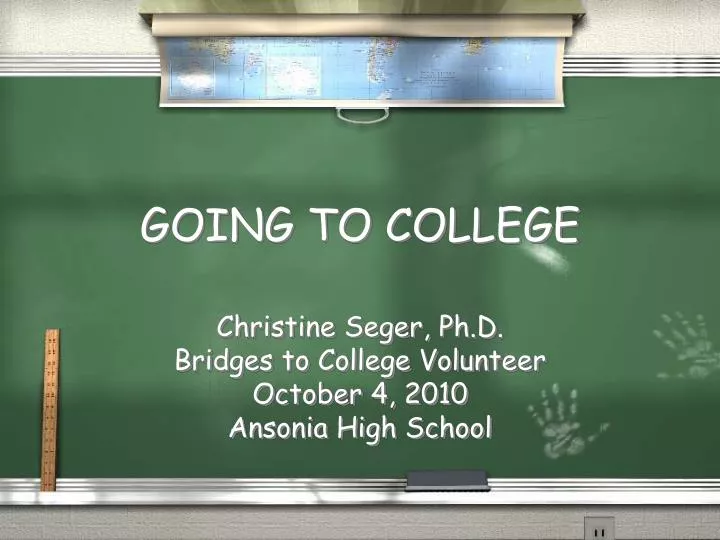 going to college