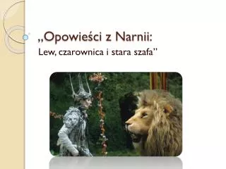 opowie ci z narnii