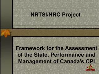 NRTSI/NRC Project