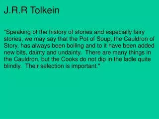 J.R.R Tolkein