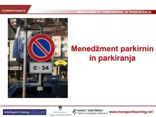mened ment parkirnin in parkiranja