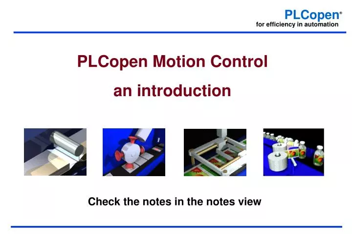 plcopen motion control an introduction
