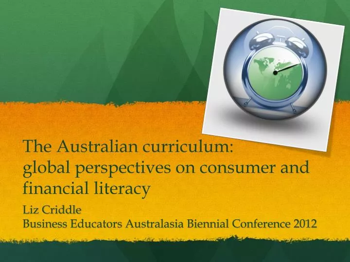 the australian curriculum global perspectives on consumer and financial literacy
