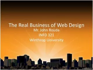 The Real Business of Web Design