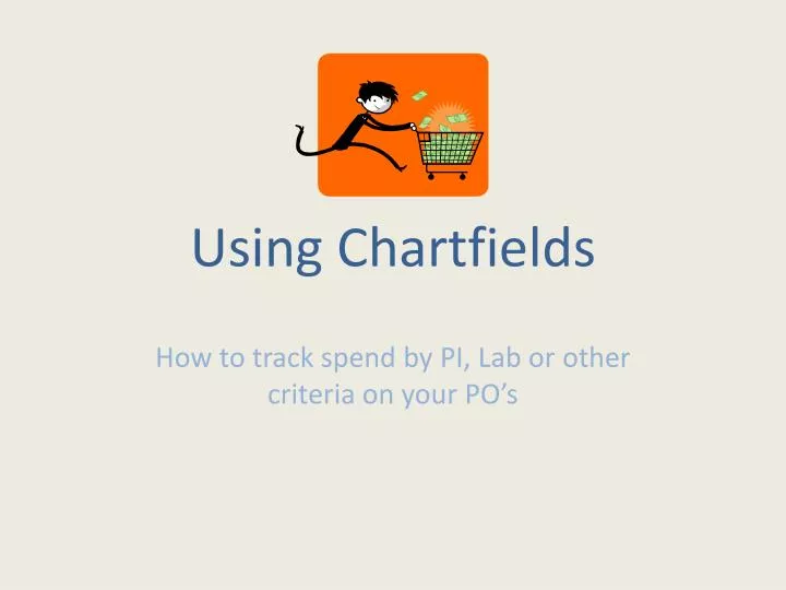 using chartfields