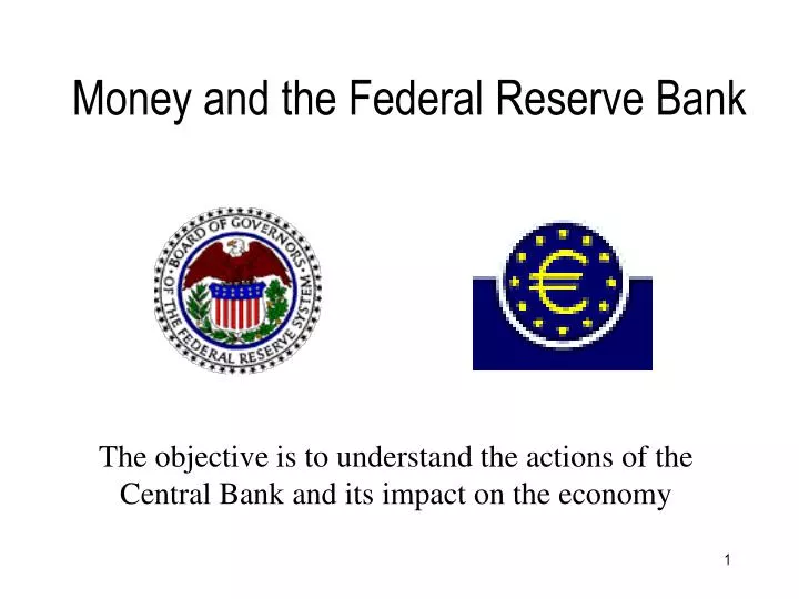 money and the federal reserve bank