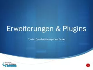 erweiterungen plugins