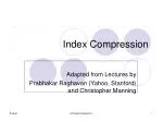 Index Compression - slide 1