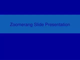 Zoomerang Slide Presentation