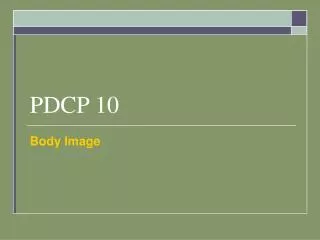 PDCP 10