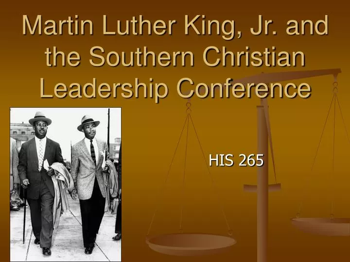 martin luther king jr and the southern christian leadership conference