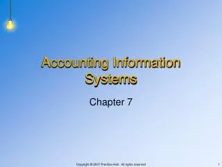 Accounting Information Systems