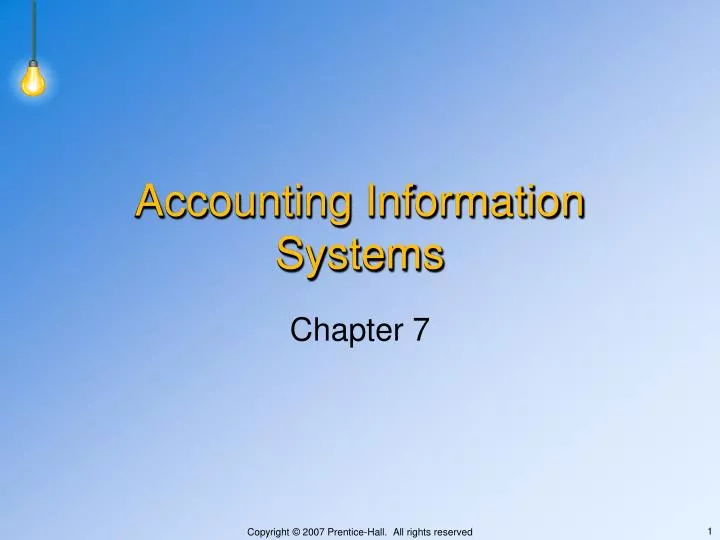 accounting information systems