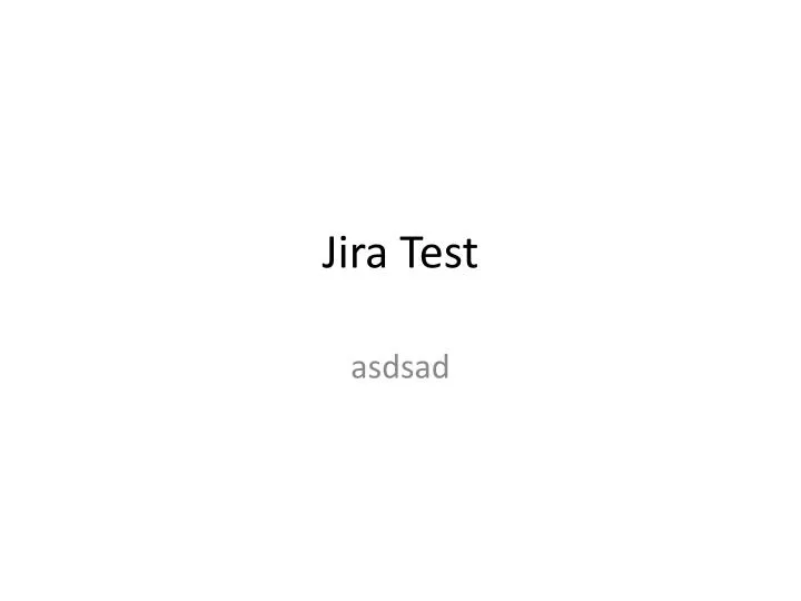 jira test