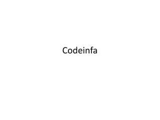 Codeinfa