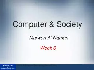 Computer &amp; Society