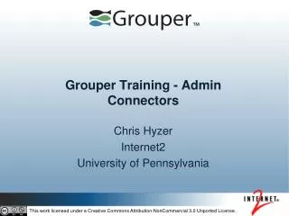 Grouper Training - Admin Connectors