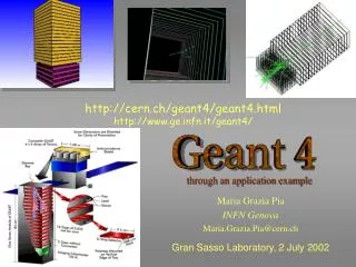 http cern ch geant4 geant4 html http www ge infn it geant4