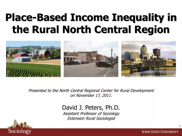 place based income inequality in the rural north central region