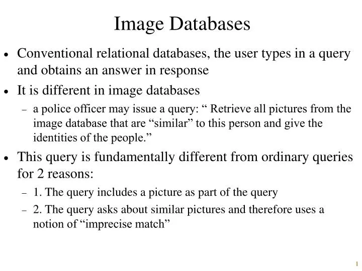 image databases