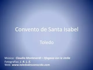 convento de santa isabel toledo
