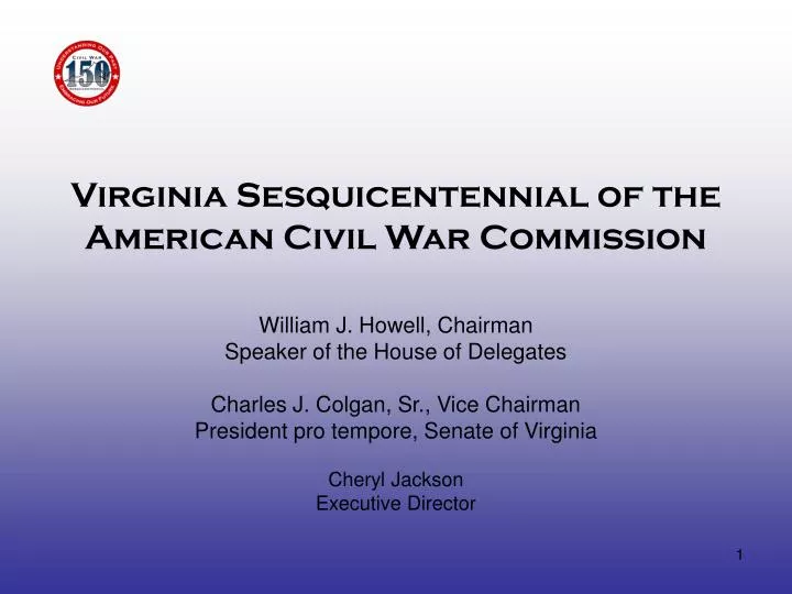 virginia sesquicentennial of the american civil war commission