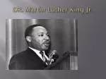 DR. Martin Luther King Jr. - slide 1