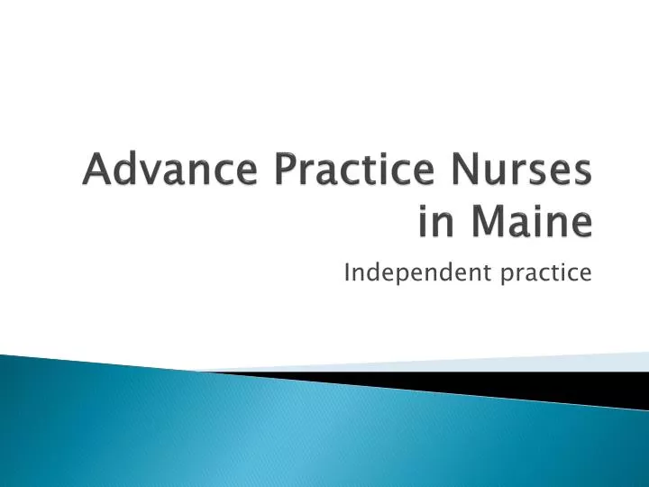 advance practice nurses in maine
