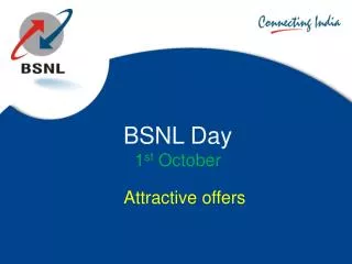 BSNL Day 1 st October