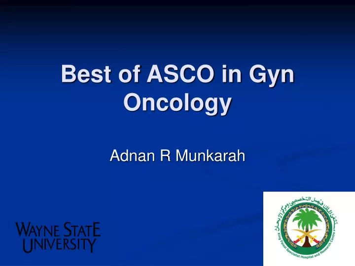 best of asco in gyn oncology