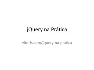jquery na pr tica