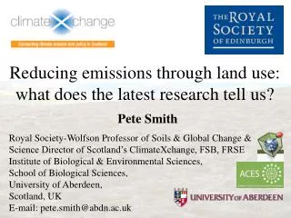 Reducing emissions through land use: what does the latest research tell us?