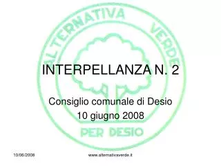 interpellanza n 2