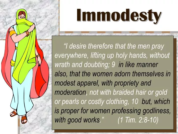 immodesty