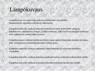 l mp kuvaus