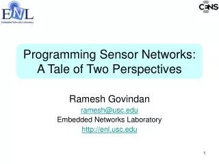 Programming Sensor Networks: A Tale of Two Perspectives