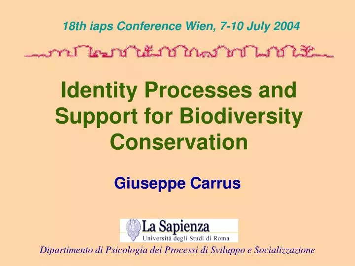 identity processes and support for biodiversity conservation