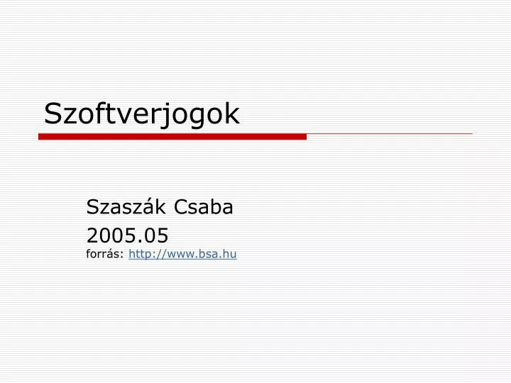 szoftverjogok