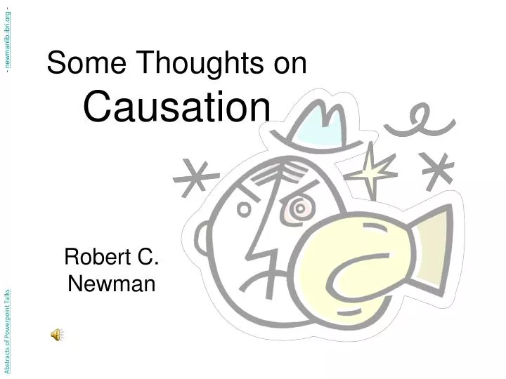 some thoughts on causation