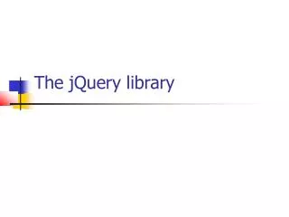 The jQuery library