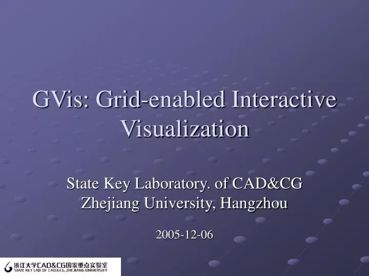 gvis grid enabled interactive visualization