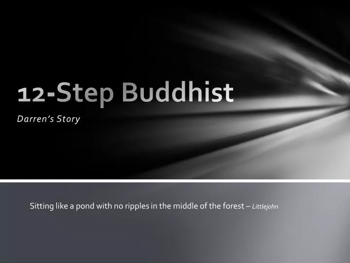 12 step buddhist