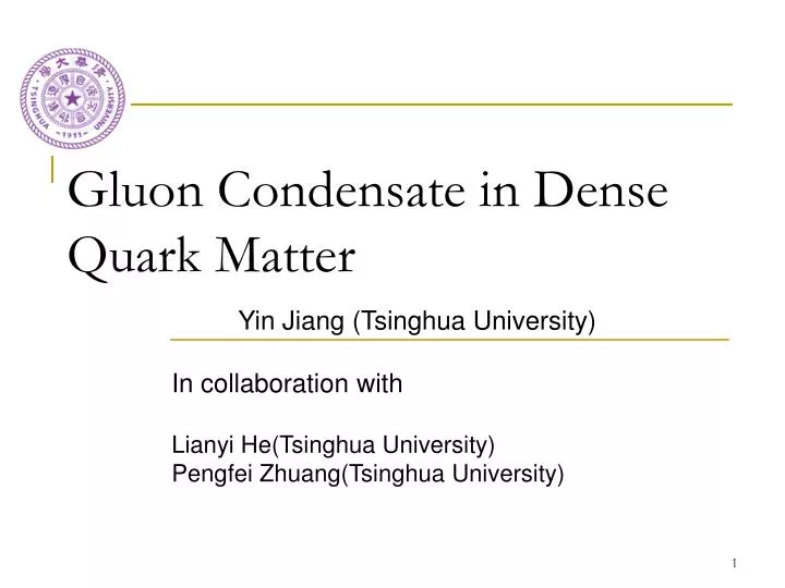 gluon condensate in dense quark matter