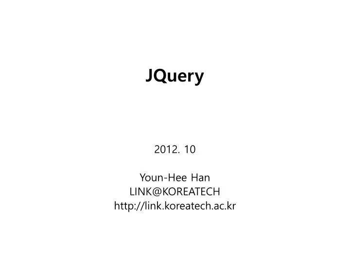 jquery