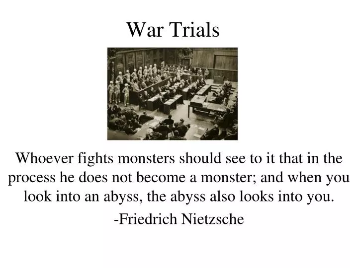 war trials