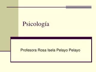 psicolog a