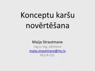 konceptu kar u nov rt ana