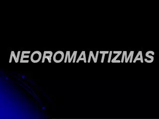 neoromantizmas