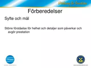 f rberedelser